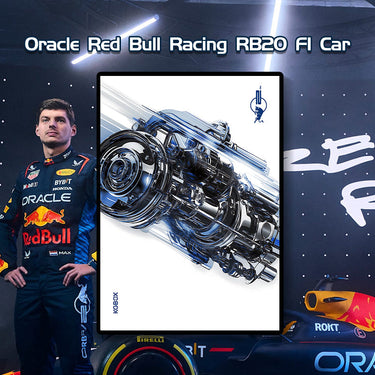 Lego 42206 Oracle Red Bull Racing RB20 F1 Car Display Wallboard